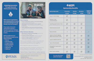 M2PI Sponsor Two Pager